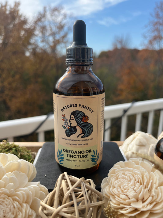 Organic Oregano Oil Tincture made with Olive Oil (4oz)